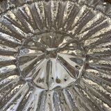 Moulded glass ceiling light circa 1960