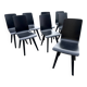 Set of 8 Scandinavian chairs