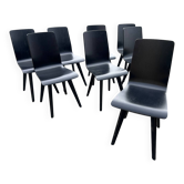 Set of 8 Scandinavian chairs