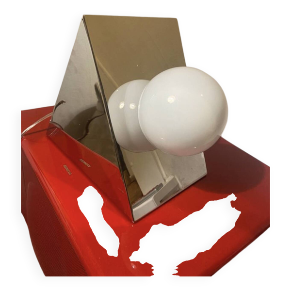 Lampe Axel Chay pour Monoprix chrome triangle