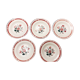 Lot of 5 old soup plates