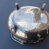 Cache silver metal jar