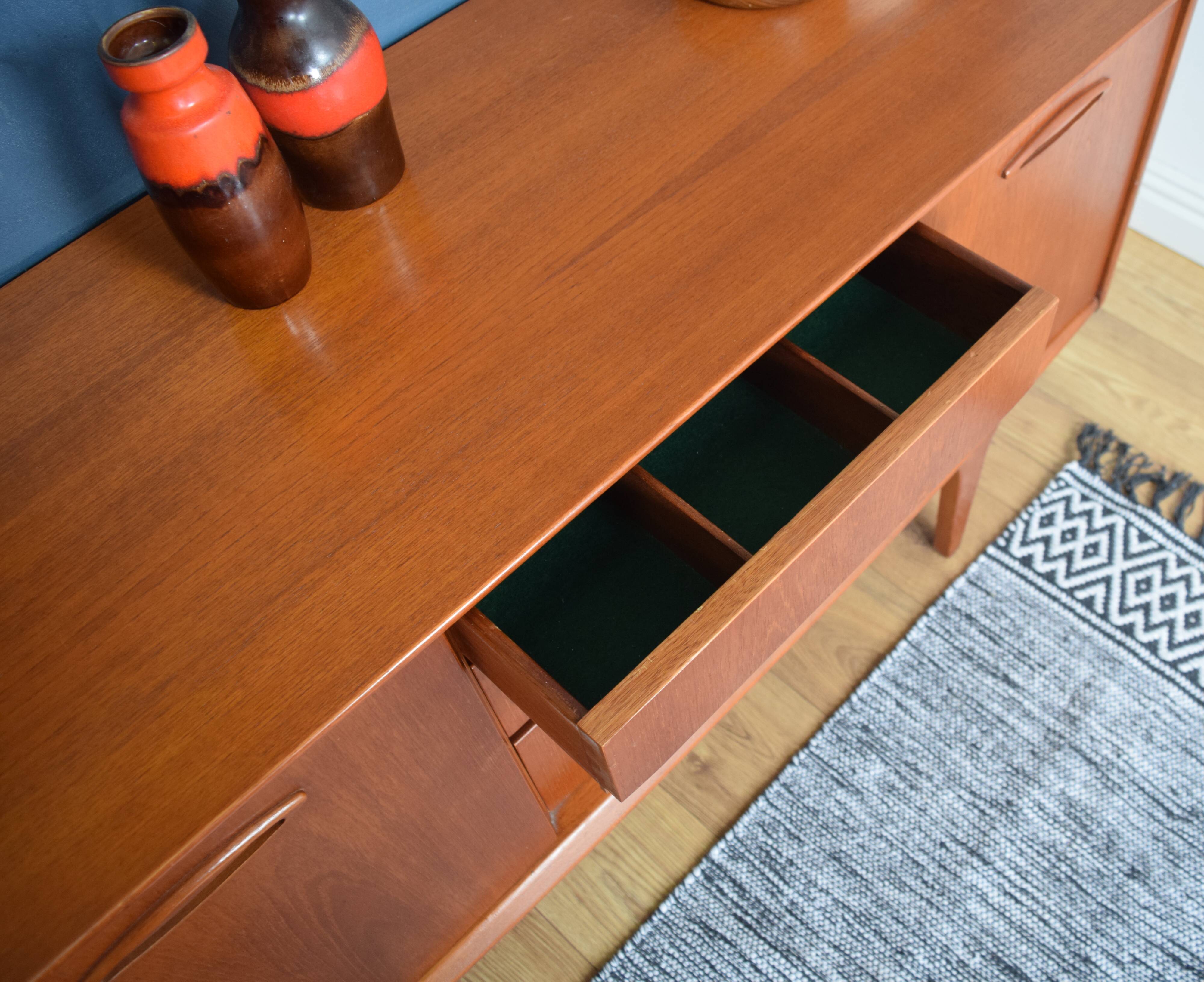 Retro 1960s Jentique Short Teak Sideboard