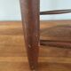 Chaise bois et paille vintage pour enfant
