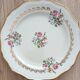 Set of flat dessert service and 6 plates l'Amandinoise St-Amand