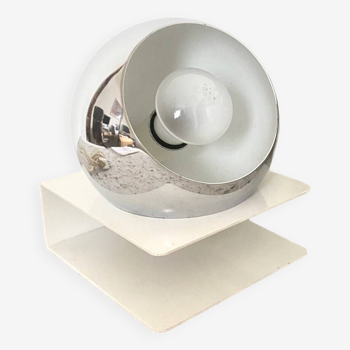 Lampe globe oculaire Goffredo Reggiani - ère spatiale - années 1960