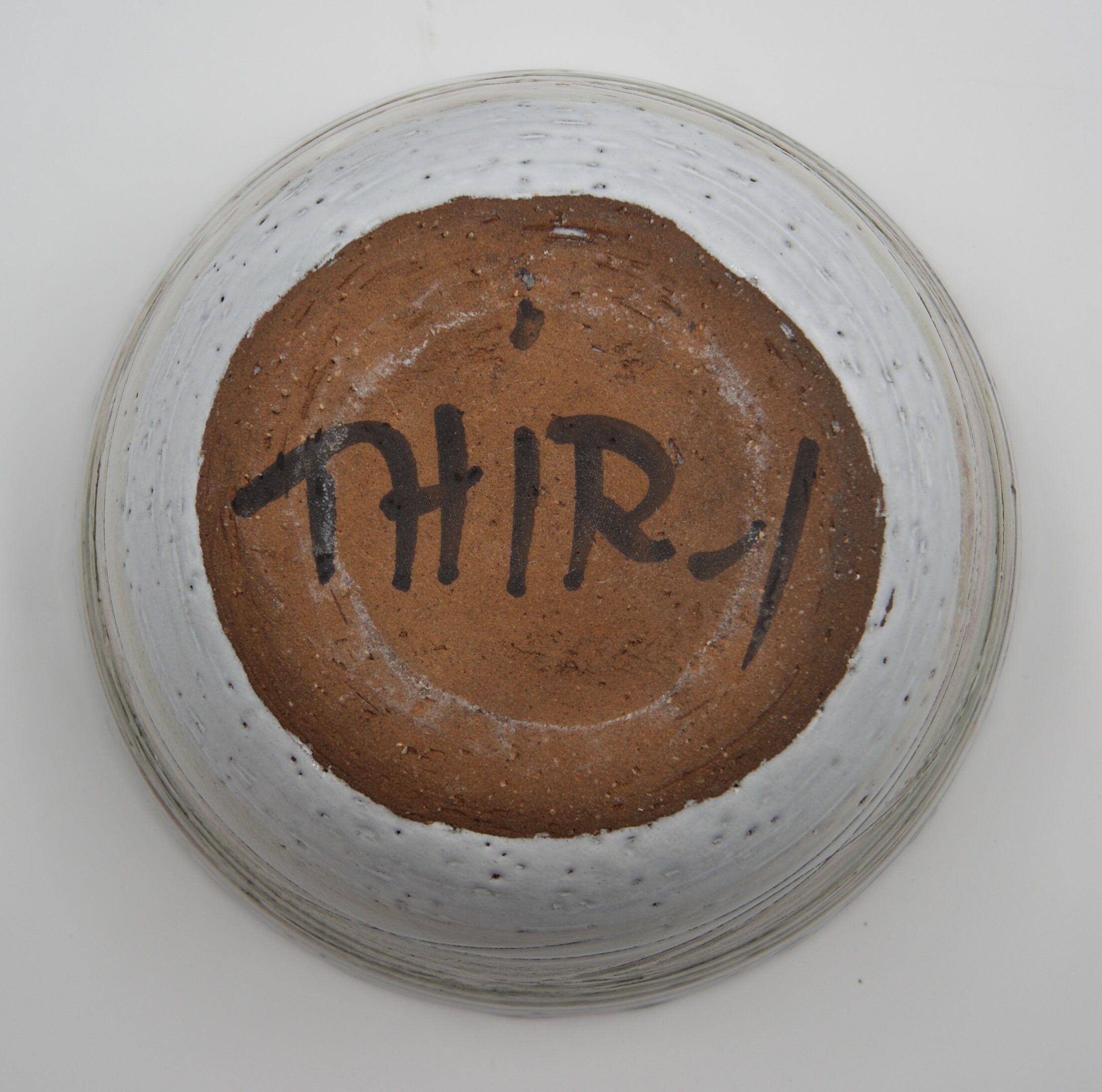 Vintage Thiry ceramic salad bowl