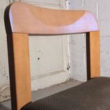 Set of six elm chairs from the 60s DLG regain