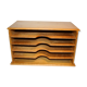 Vintage wood mail holder