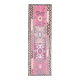 1970s Vintage Turkish Hand-Knotted Wool Cotton Pink Runner Rug 98x303