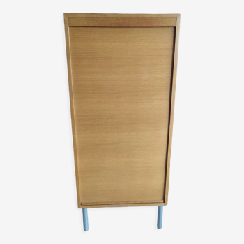 Office column cabinet with curtain filing cabinet