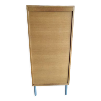 Office column cabinet with curtain filing cabinet