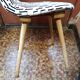 Chaise vintage pieds compas