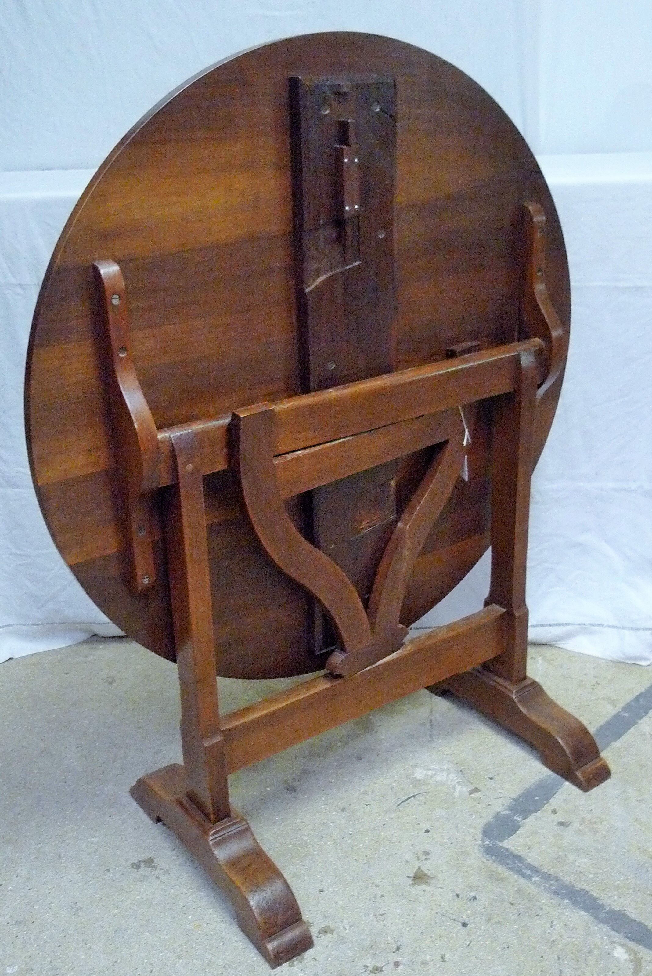 Oak winemaker's table