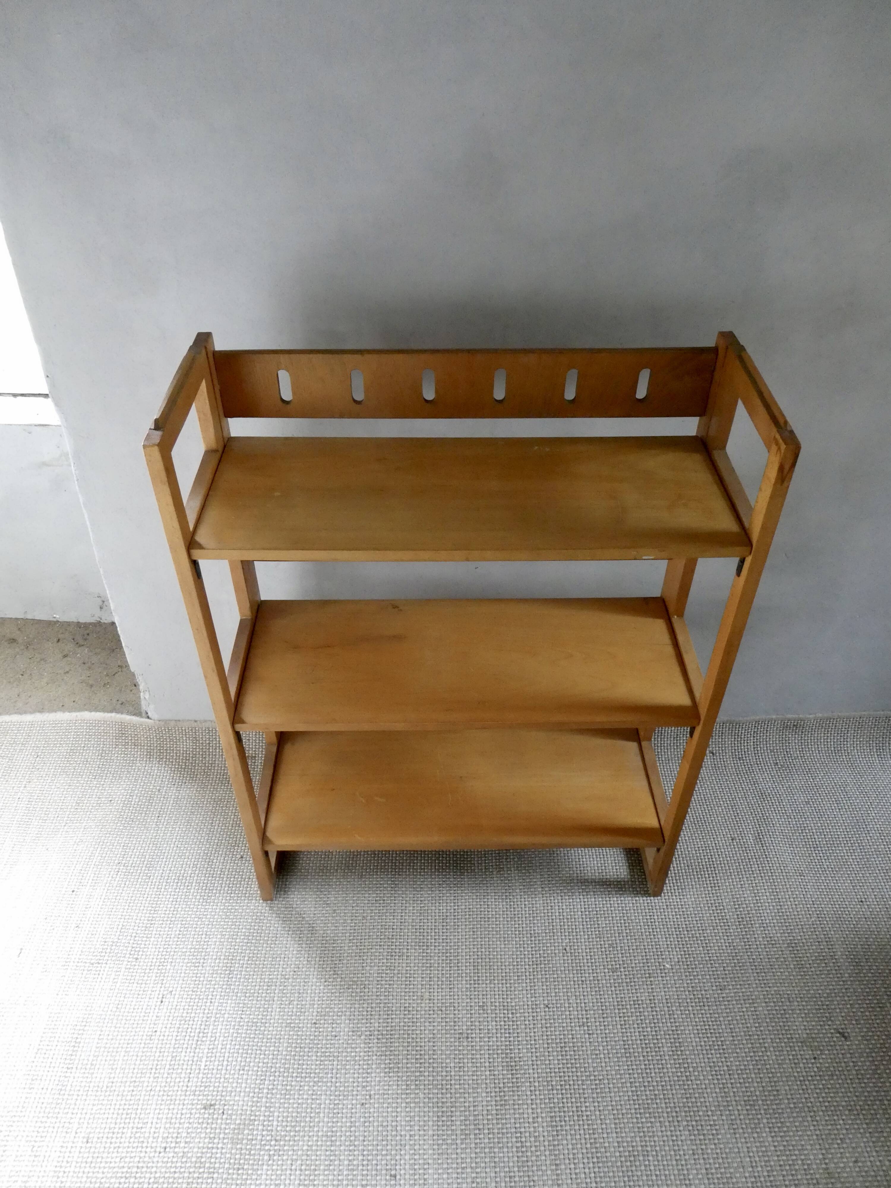 Folding bookcase from a second-hand bookseller, 1960s
