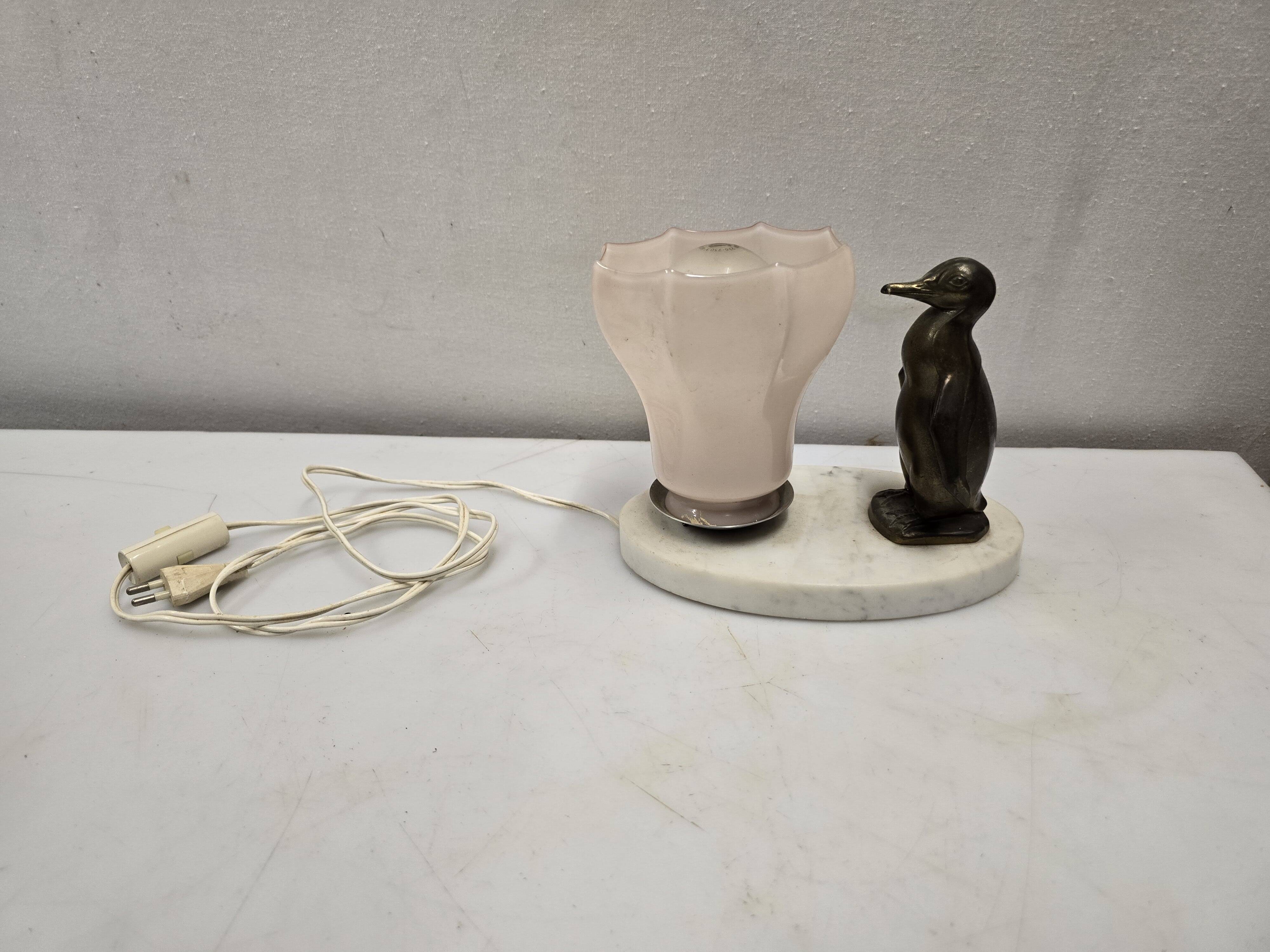 Penguin lamp from the 60s