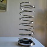 Chrome metal spring umbrella holder