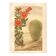 Old engraving from 1889. Grenadier. Botanical plate. Vintage red flower.