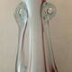 Two vintage ear vases made of Murano glass.