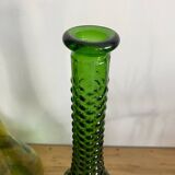 Vintage green Empoli carafe