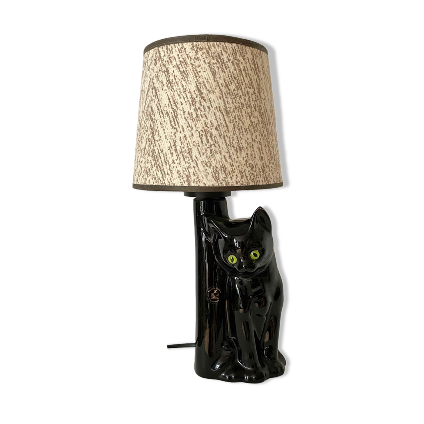 Vintage cat lamp