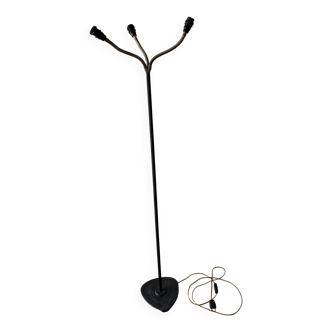 lampadaire fer et laiton années 50