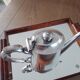 Cafetière Christofle ancienne métal argenté avec monogramme