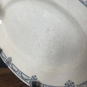 Plat de service ovale Salins en terre de fer