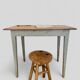 Antique patinated wooden table