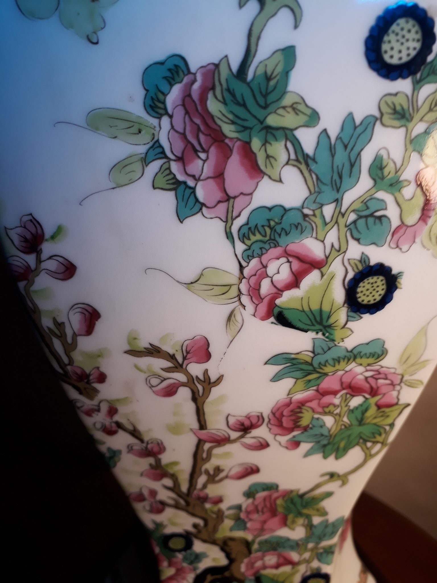 Asian porcelain lamp signs limoge and offal art deco