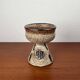 Mid-century modern Danish studio pottery candlestick by Tingkeramik, 1960s
