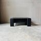 Table basse en bois noir