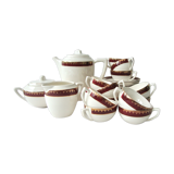 Coffee service earthenware Digoin Sarreguemines