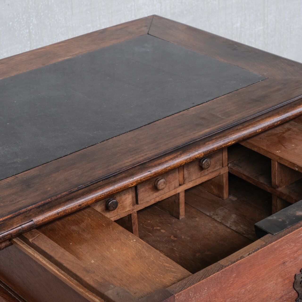 Antique Italian Money-Changers Desk with Hidden Storage