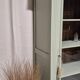 Glass display cabinet with drawer