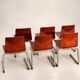 Set of 6 Vintage Thur Op Seat Chairs – Pagholz 1960s