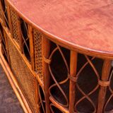Vintage rattan bar