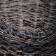 XXL woven basket antique, wicker basket, storage, baker's tool