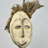 Superbe Masque idimu LEGA Congo Rdc rt Tribal Africain