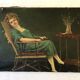 Huile sur toile 1920 l’après repas au boudoir