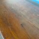Solid oak desk with 2 drawers feet turned