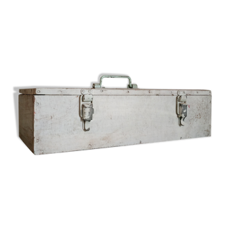 Old patinated wooden crate
