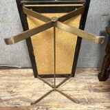Scandinavian coffee table from the 60s and metal and ceramics