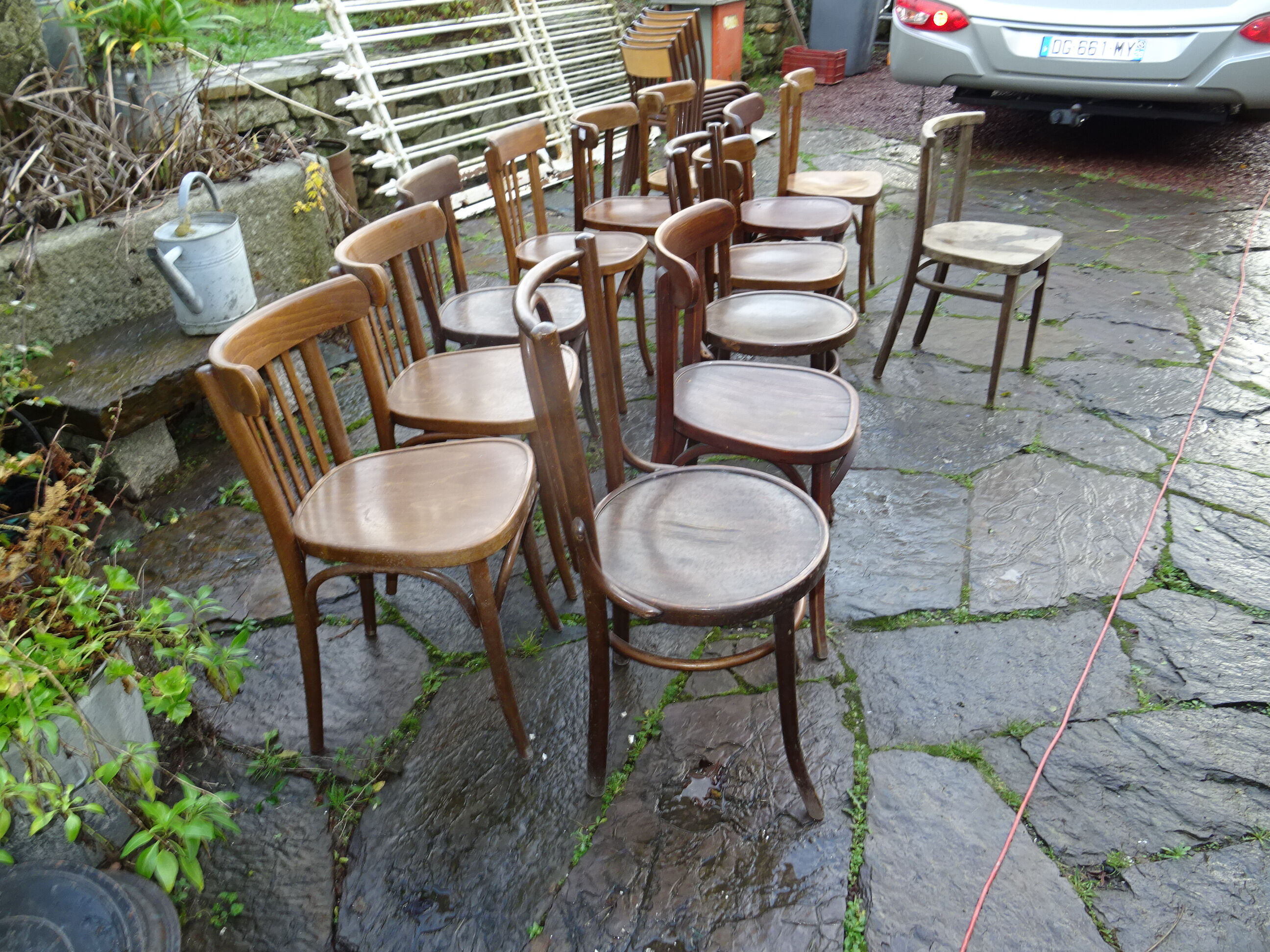 12 bistro chairs
