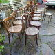 12 bistro chairs