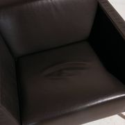 Visalia leather armchair by Coalesse