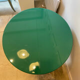 Lacquered round table