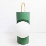 Table or hanging lamp, wood and glass, 1970