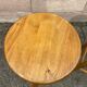 pair of vintage wooden bar stools