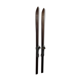 Paire de skis ancien